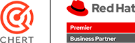 chert and red hat logo